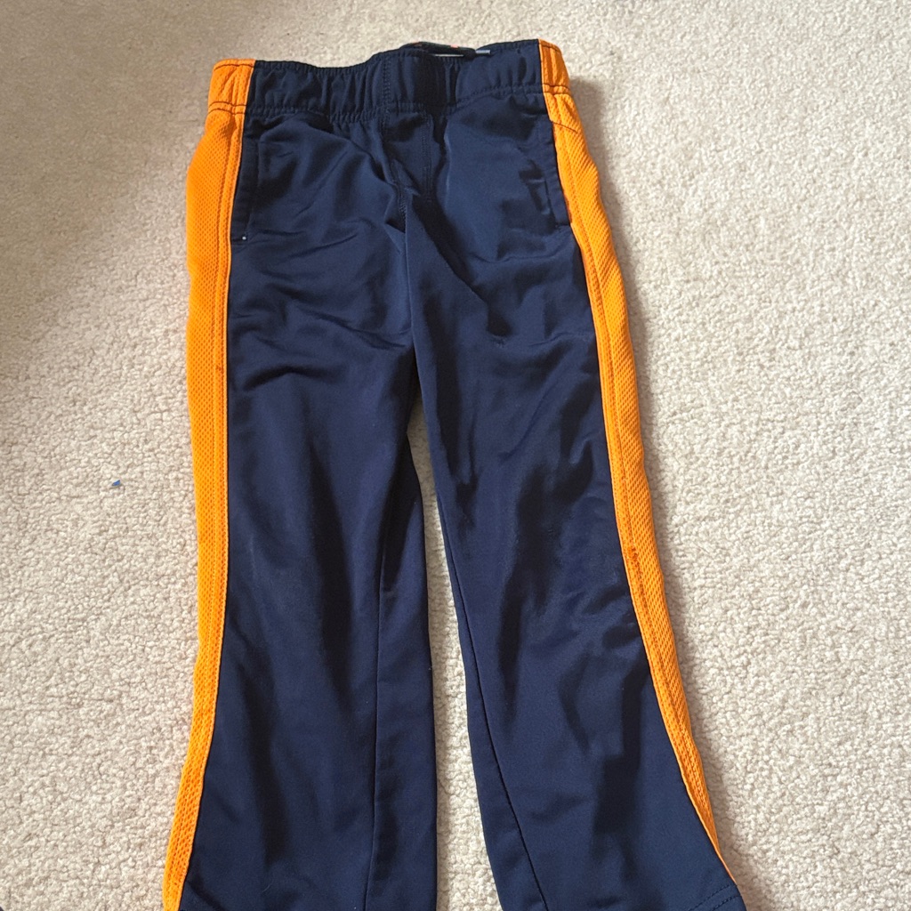 Gymboree Kids Joggers In Navy And Orange